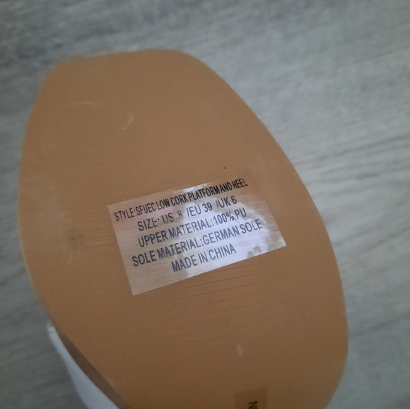 French Connection Cork Heels - Picture 9 of 10